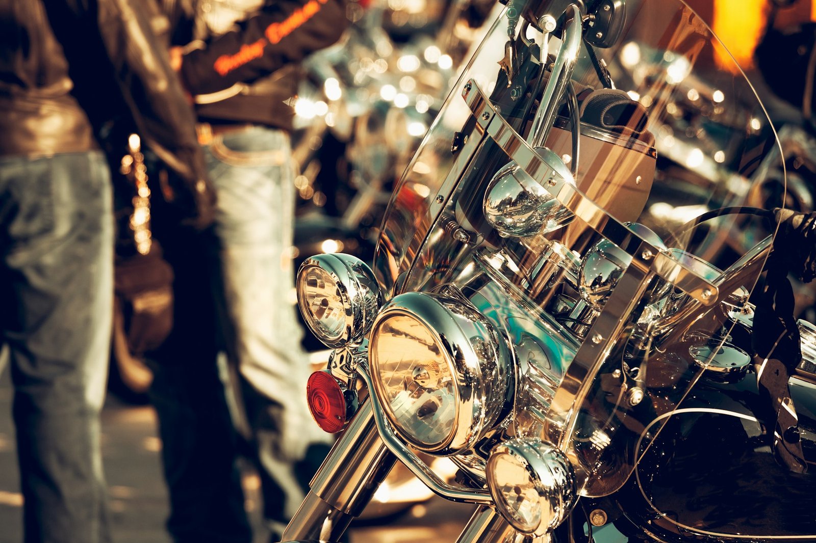 Bikers on the rest