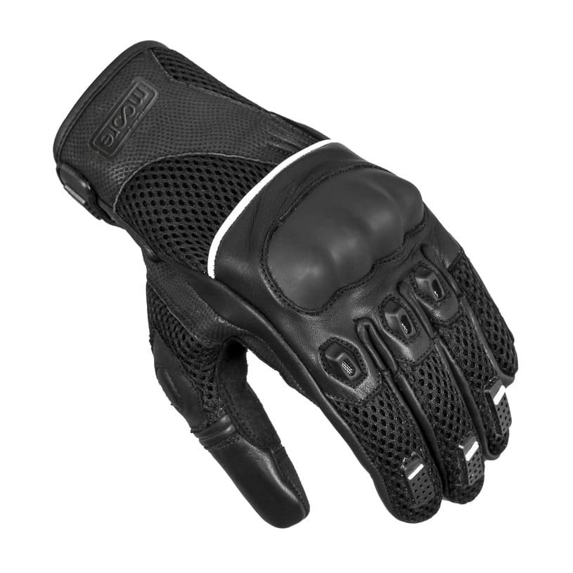 Guantes para moto AIR Moore - Guantes para moto negros - Front