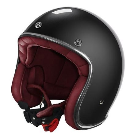 Casco STORMER Quartz Negro Brillo