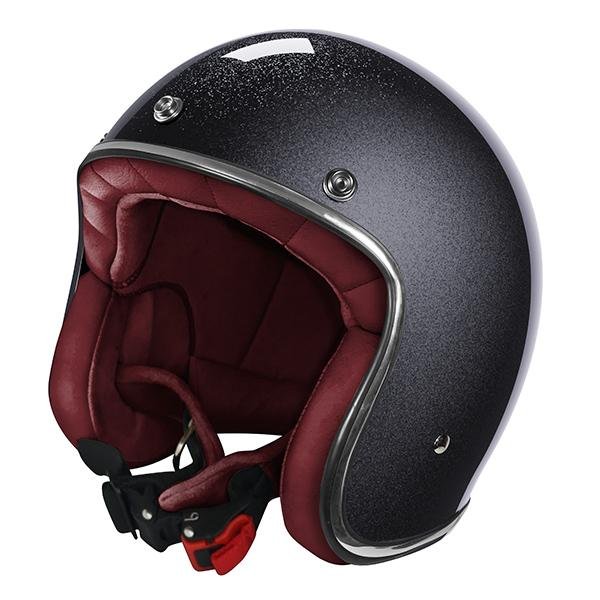 Casco - negro brillo - jet - front