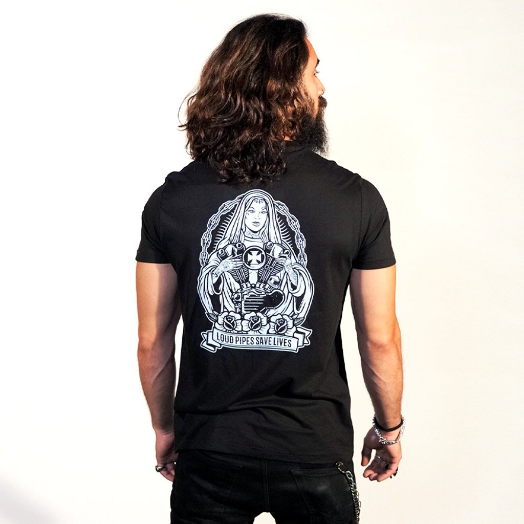 t-shirt-loud-pipes-save-lives-black-rear