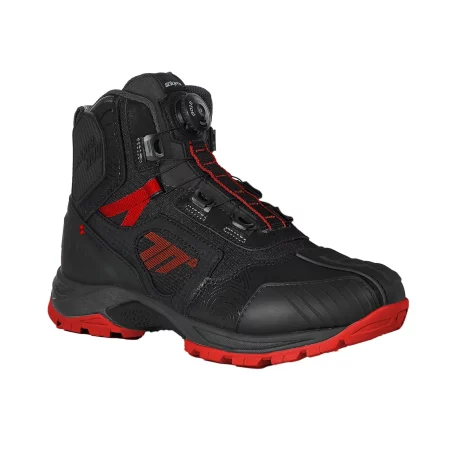 Calzado-de-moto-Bota-SD-BA-7-STELVIO-BAJA-NEGRA-ROJO-FRONT
