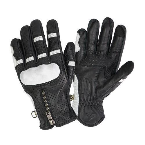 Guantes-de-moto-piel-negro-blanco-amsterdam-zoom